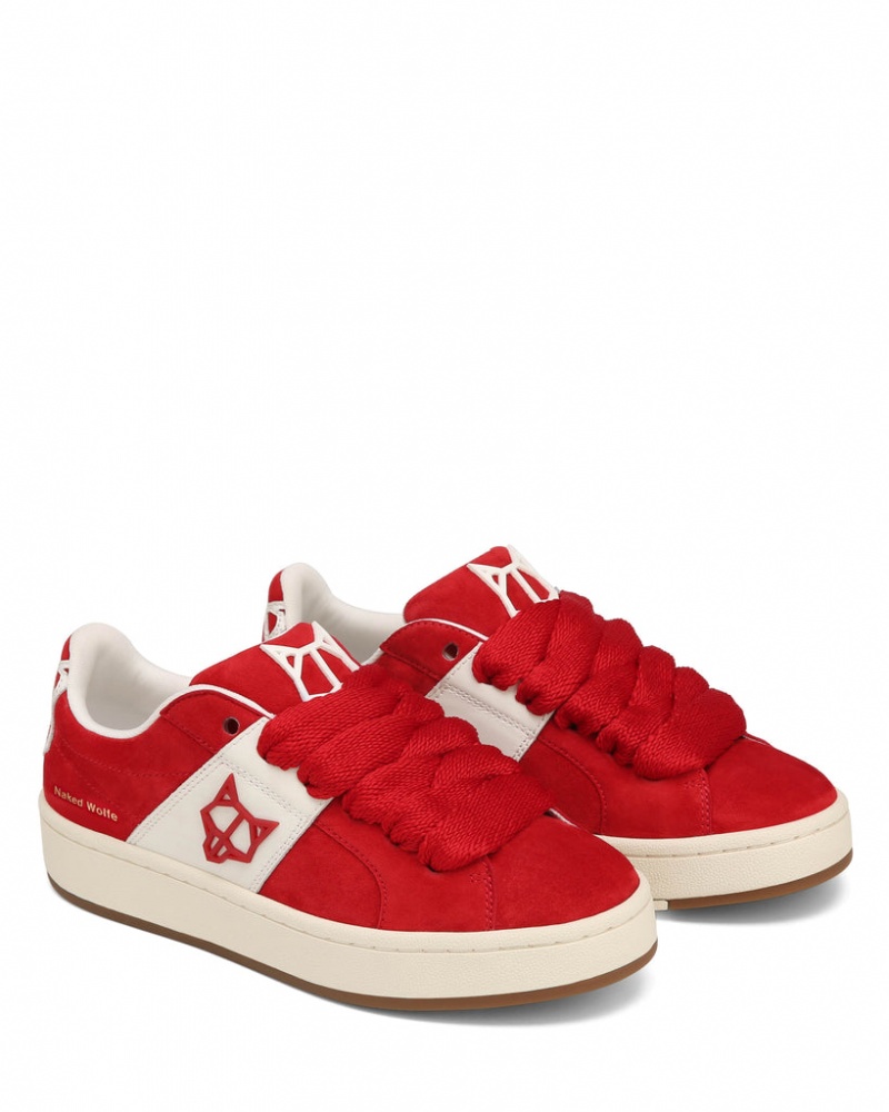 Naked Wolfe Scuba Women's Sneakers Red Singapore | M2U-7707