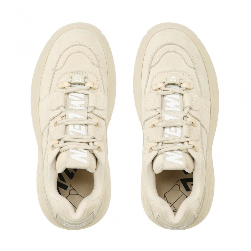 Naked Wolfe Sinner Women's Sneakers Beige Singapore | K6A-5335