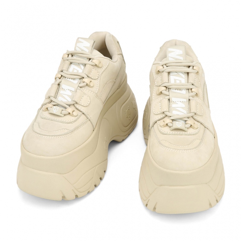 Naked Wolfe Sinner Women's Sneakers Beige Singapore | K6A-5335