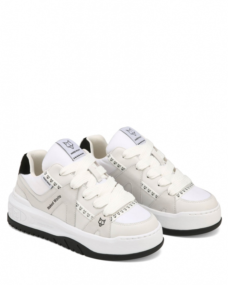 Naked Wolfe Skating Women's Sneakers White Singapore | P1F-8909