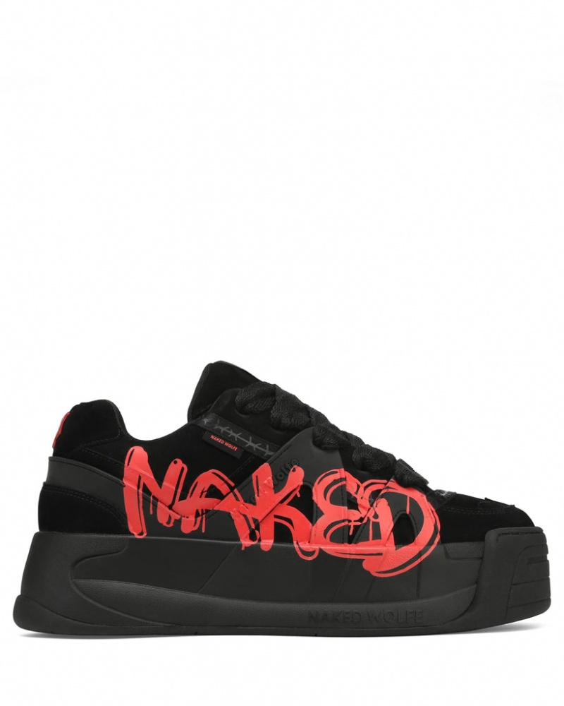 Naked Wolfe Slide Men's Sneakers Red Singapore | T9T-5832