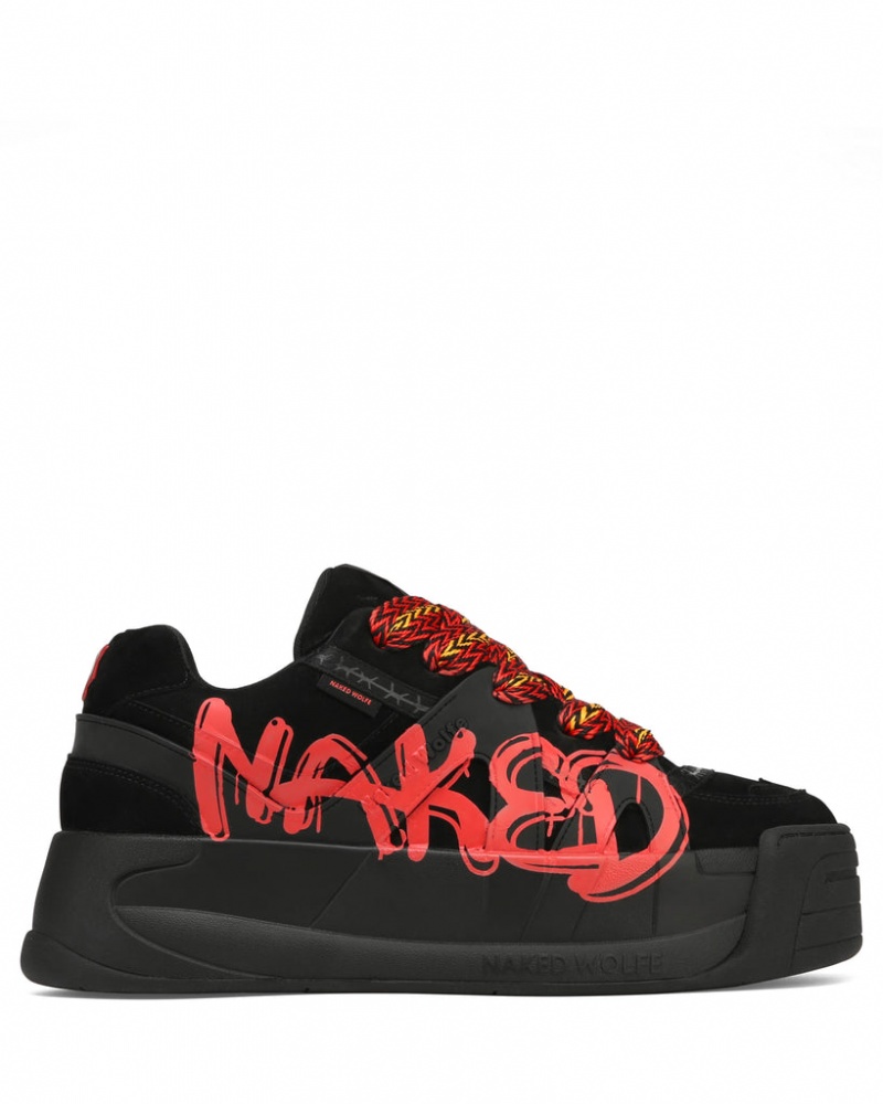 Naked Wolfe Slide Men\'s Sneakers Red Singapore | T9T-5832