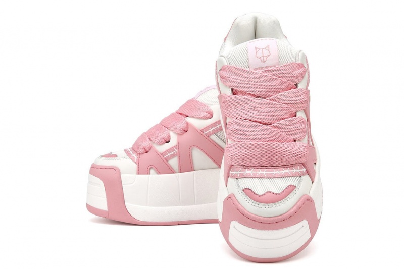 Naked Wolfe Slider Baby Women's Sneakers Pink Singapore | C7L-4044