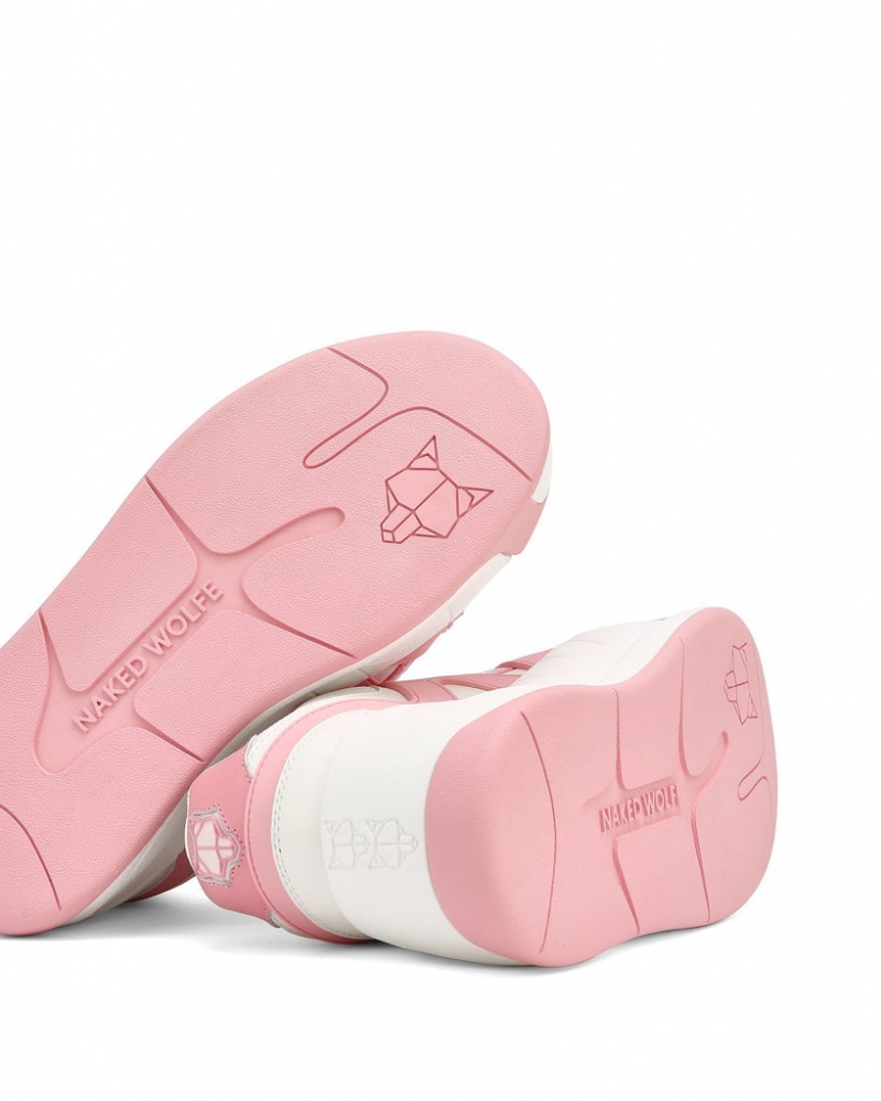 Naked Wolfe Slider Baby Women's Sneakers Pink Singapore | C7L-4044