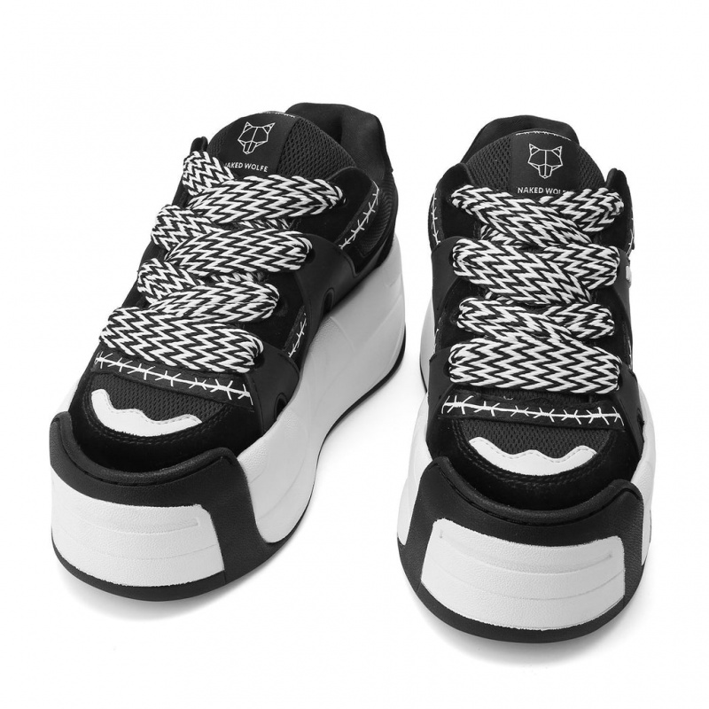 Naked Wolfe Slider Women's Sneakers Black Singapore | J4Q-9888