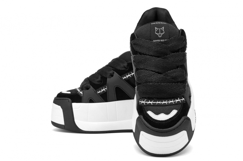 Naked Wolfe Slider Women's Sneakers Black Singapore | J4Q-9888