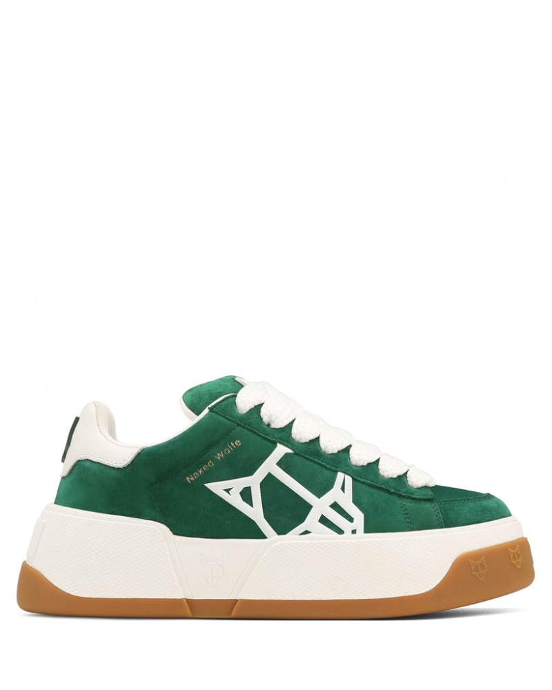 Naked Wolfe Sound Ivy Women's Sneakers Green Singapore | U0D-5119