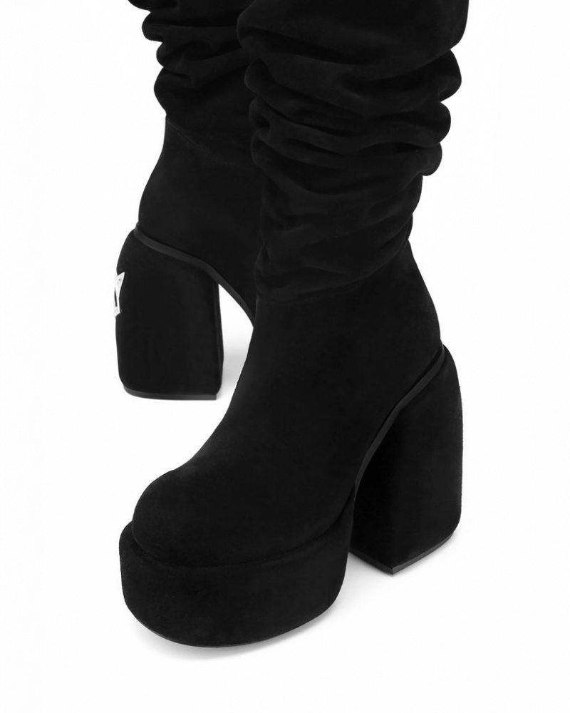 Naked Wolfe Space Women's Boots Black Singapore | B1W-6746