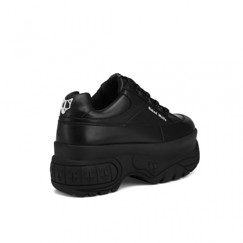 Naked Wolfe Sporty Women's Sneakers Black Singapore | X8K-7951