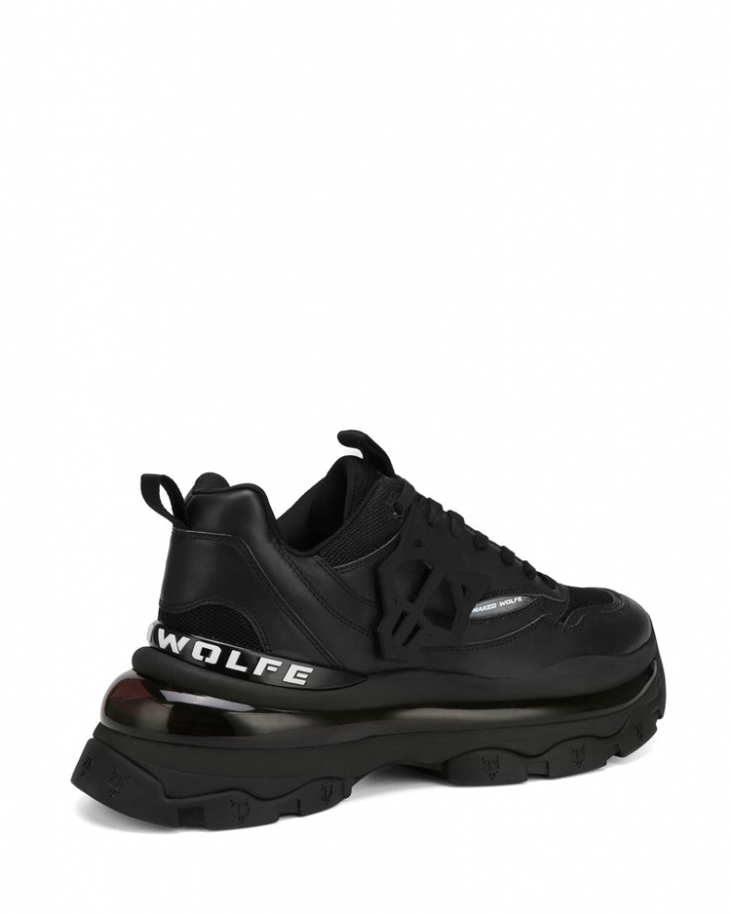 Naked Wolfe Spring Men's Sneakers Black Singapore | S9V-2746