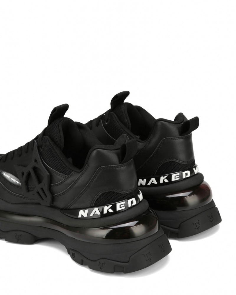 Naked Wolfe Spring Men's Sneakers Black Singapore | S9V-2746