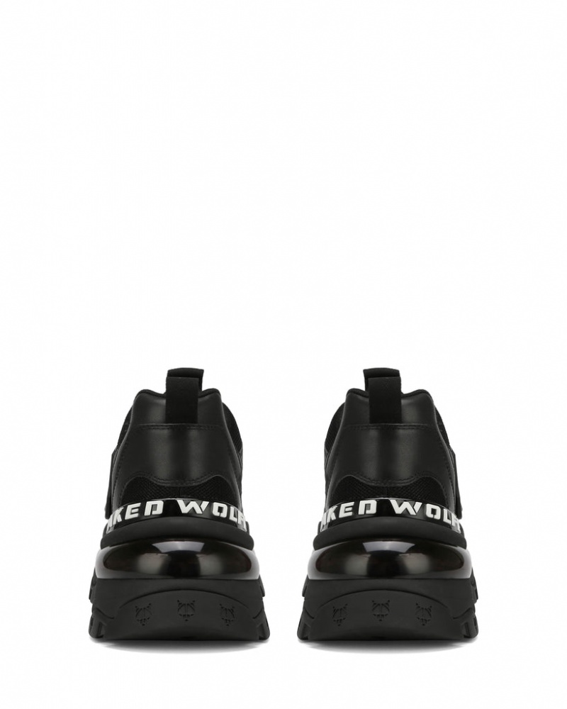 Naked Wolfe Spring Men's Sneakers Black Singapore | S9V-2746