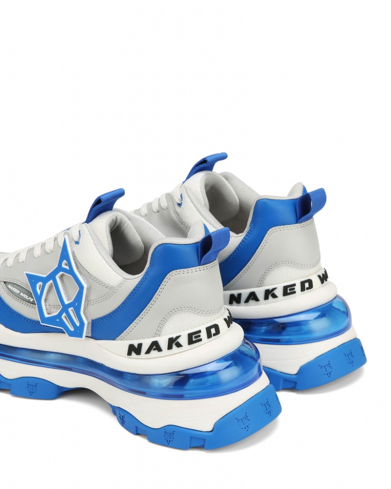 Naked Wolfe Spring Men's Sneakers Blue Singapore | K9K-0787