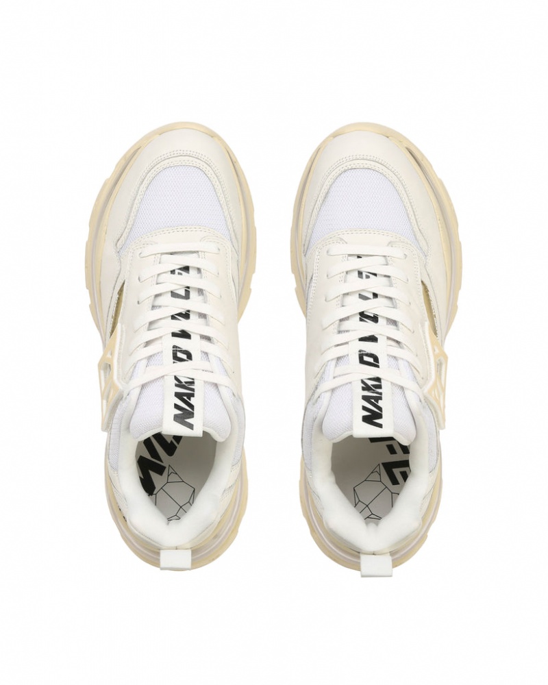 Naked Wolfe Spring Men's Sneakers White Singapore | Q6A-8773