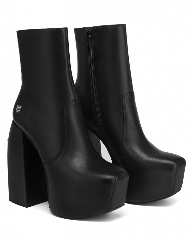 Naked Wolfe Stylish Women's Boots Black Singapore | T3V-5034