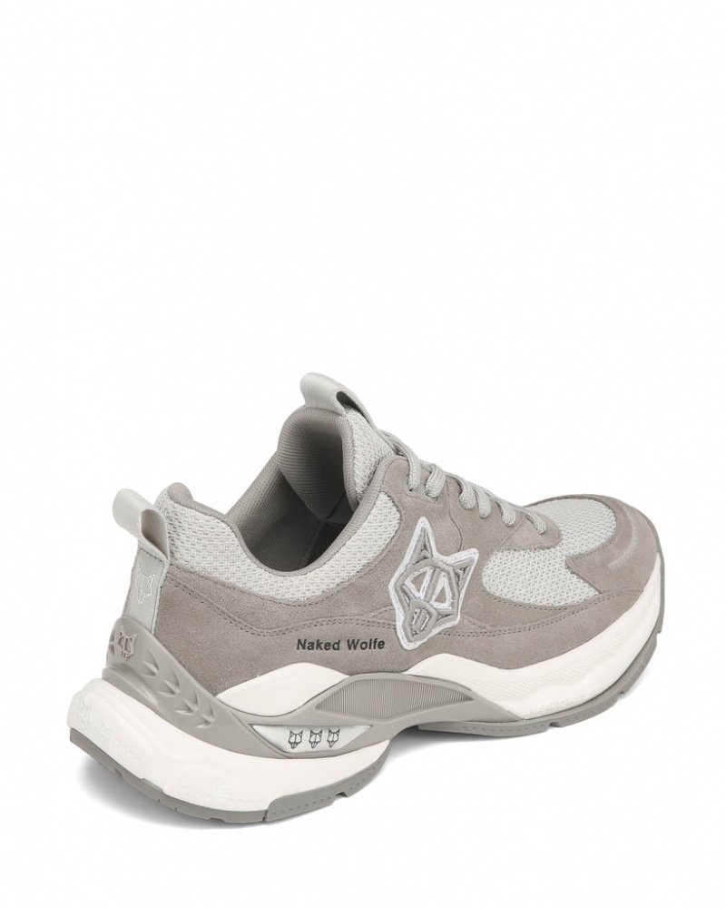 Naked Wolfe Super Women's Sneakers Grey Singapore | D1D-9766