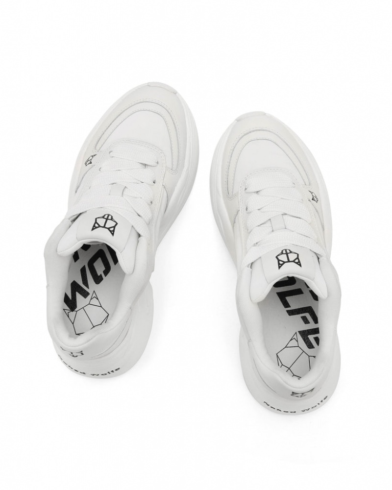 Naked Wolfe Temple Women's Sneakers White Singapore | D6X-2374