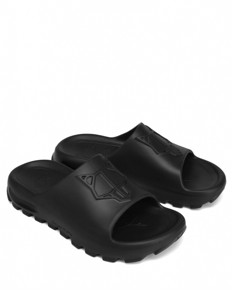 Naked Wolfe Tommy Men's Slides Black Singapore | O2F-2055