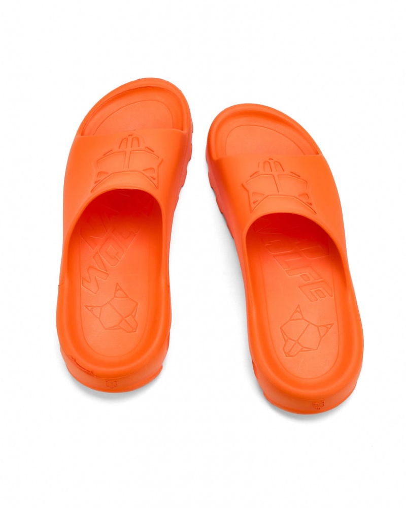 Naked Wolfe Tommy Men's Slides Orange Singapore | N1C-0475