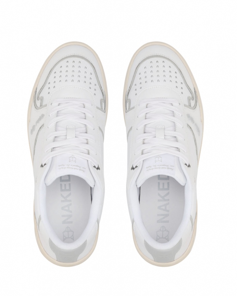 Naked Wolfe Transmission Men's Sneakers White / Grey Singapore | Z0M-3177