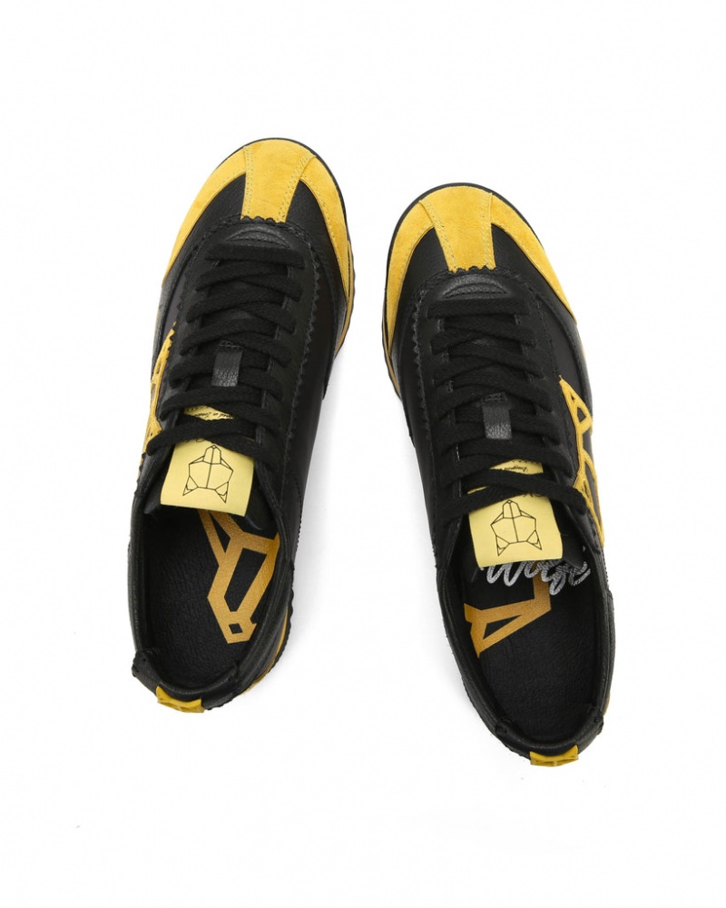 Naked Wolfe Vital Women's Sneakers Black / Yellow Singapore | S4I-5454