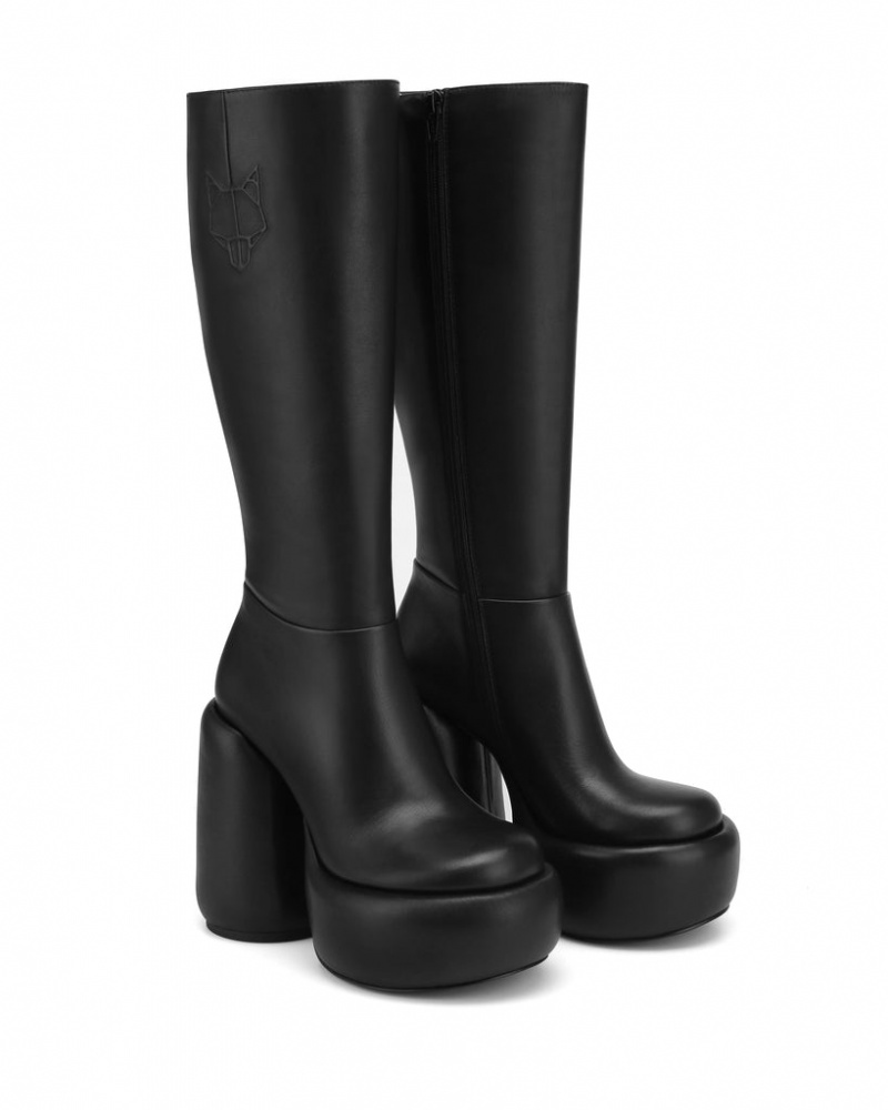 Naked Wolfe Wanted Women's Boots Black Singapore | T0Y-6309