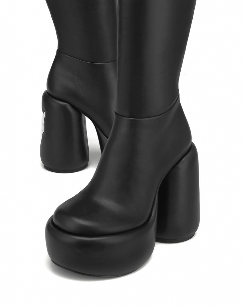 Naked Wolfe Wanted Women's Boots Black Singapore | T0Y-6309