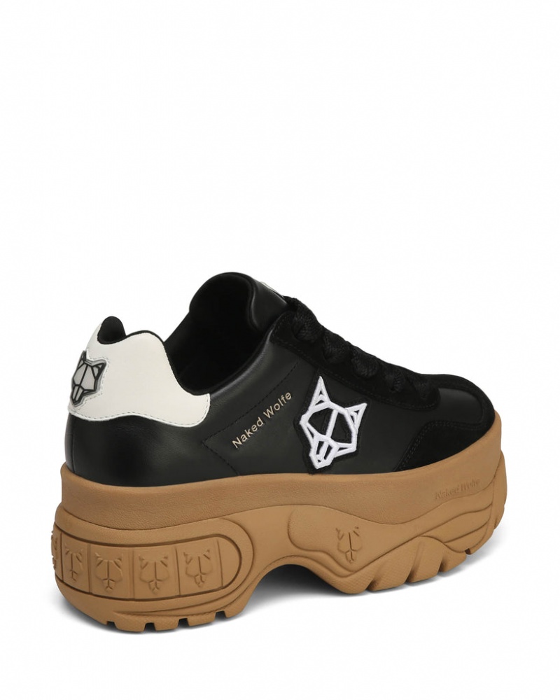 Naked Wolfe Warrior Women's Sneakers Black Singapore | F1M-2129