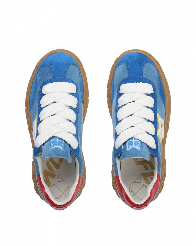 Naked Wolfe Warrior Women's Sneakers Blue Singapore | O9E-1479