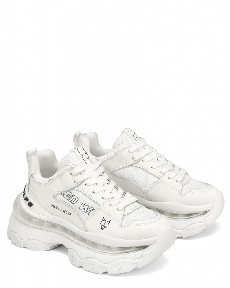 Naked Wolfe Wind Women's Sneakers White Singapore | F1V-6108