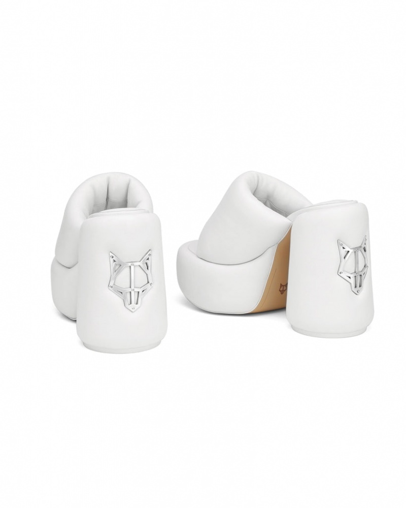 Naked Wolfe Wow Women's Heels White Singapore | A2H-2635